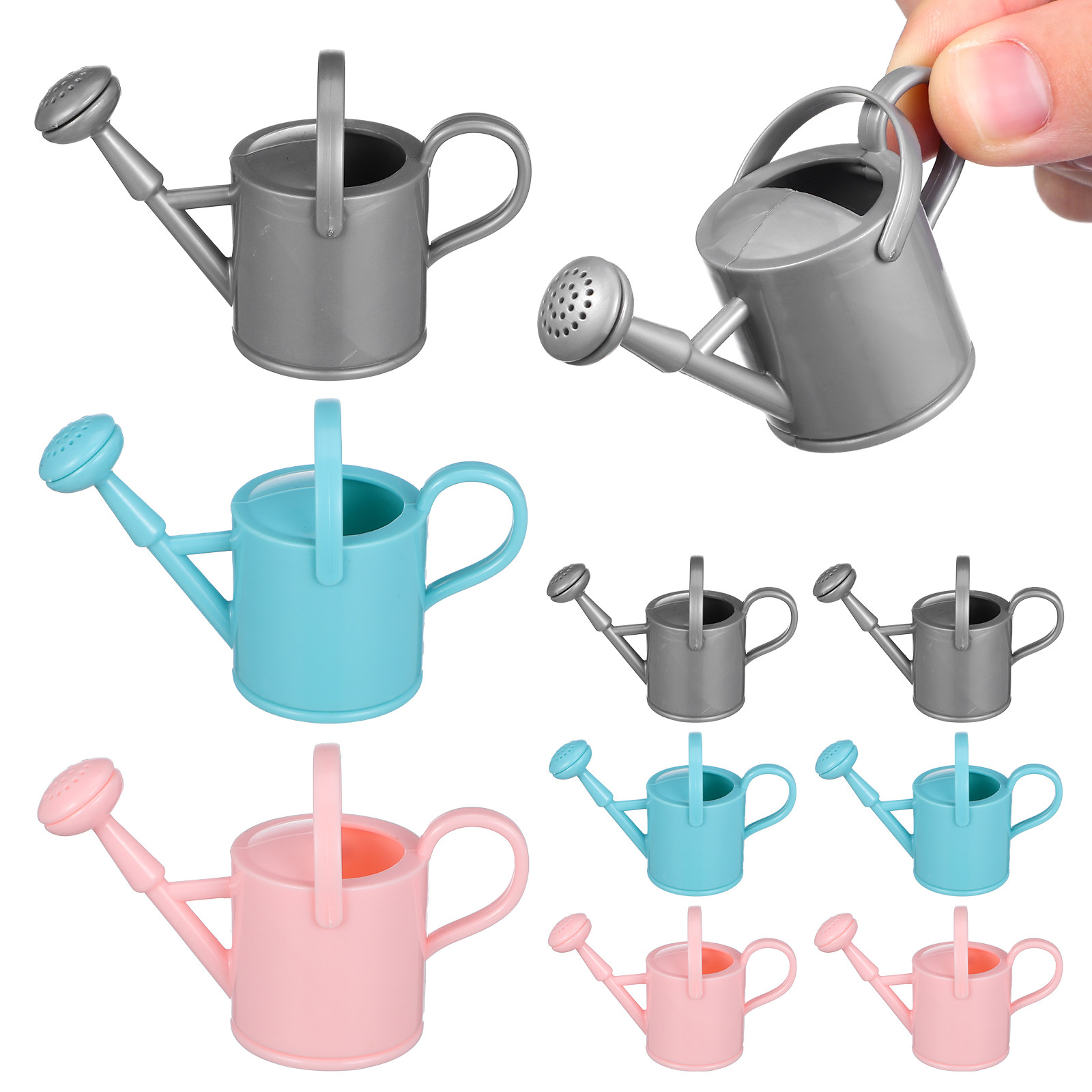 Gardening Tools Watering Can - 9Pcs Miniature Watering Can Assorted Colors