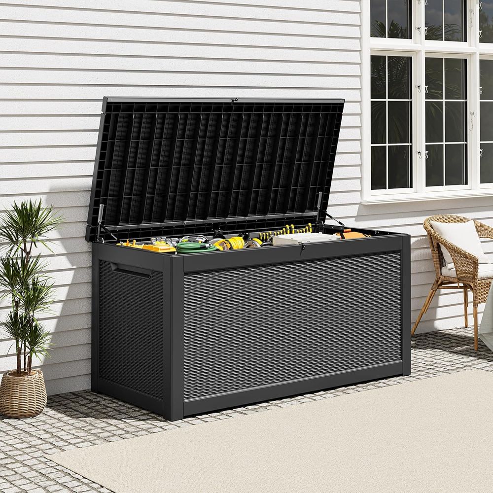 Gardening Tools Storage - Weatherproof and UV-Resistant Outdoor Storage Deck