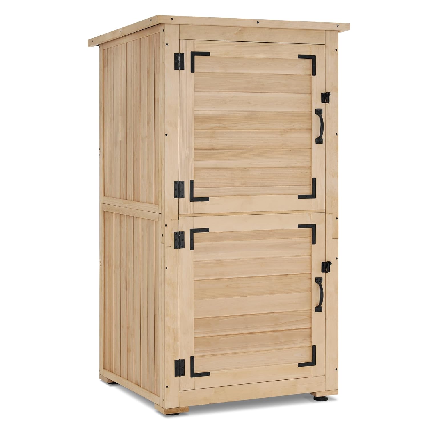 Gardening Tools Storage - 30in Deep Wood Outdoor Storage Cabinet