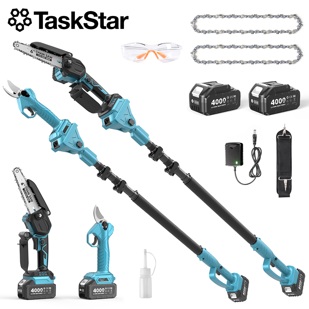 Pruning Shears - TaskStar 4-in-1 Garden Power Tools Cordless