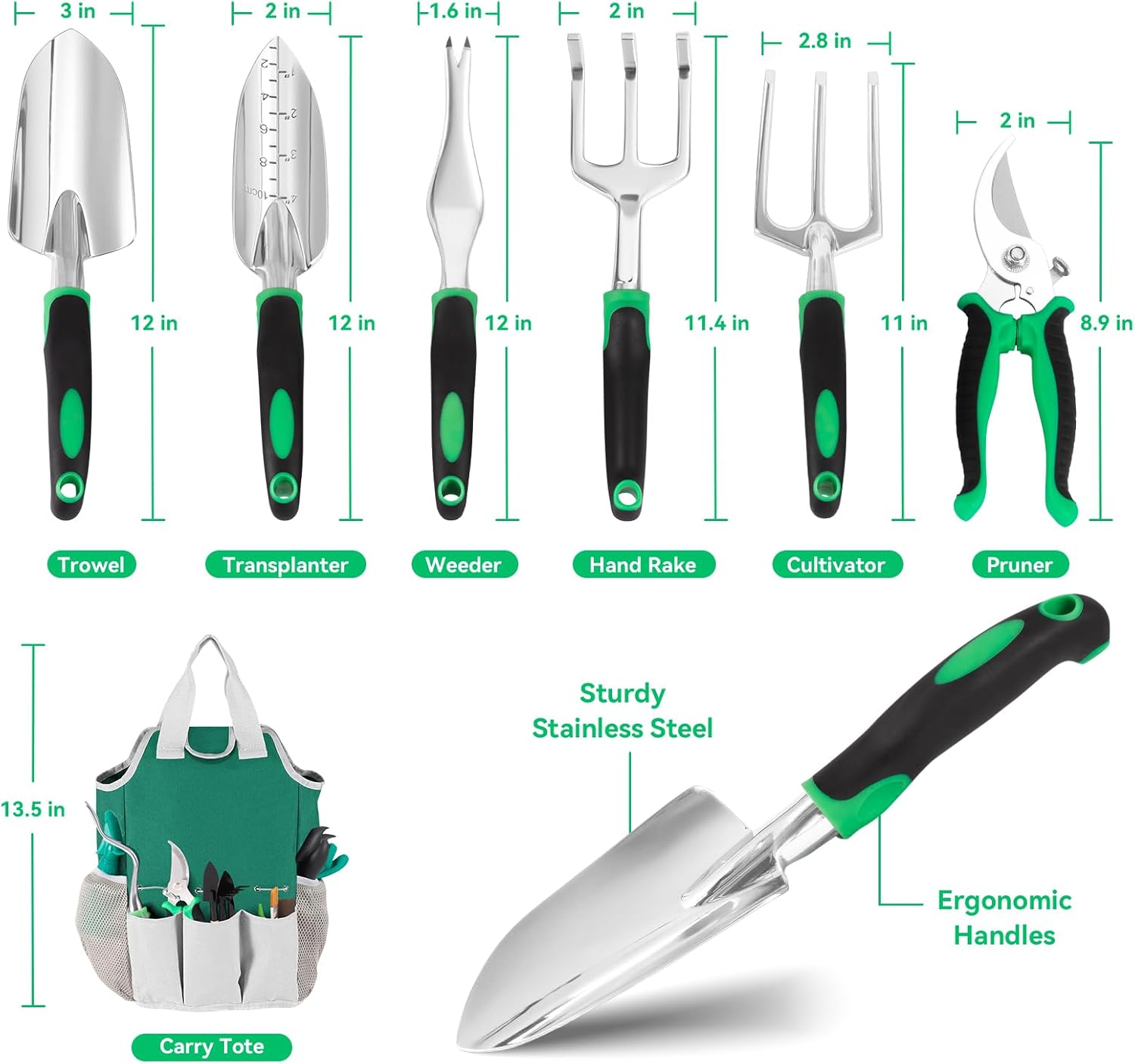 Garden Tool Set, Including 9 S - Gardening Tools Watering Can avaliação e preço