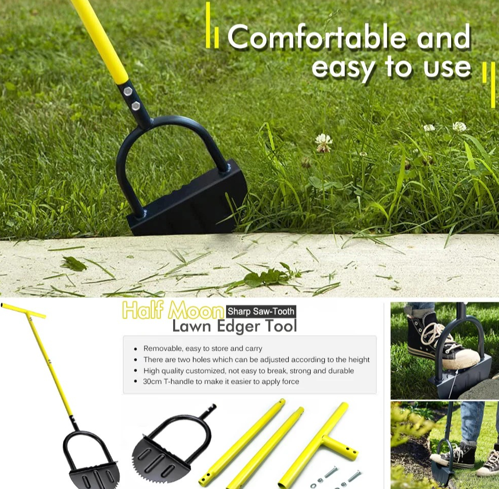 Heavy Duty Manual Steel Lawn E - Gardening Tools Edger avaliação e preço