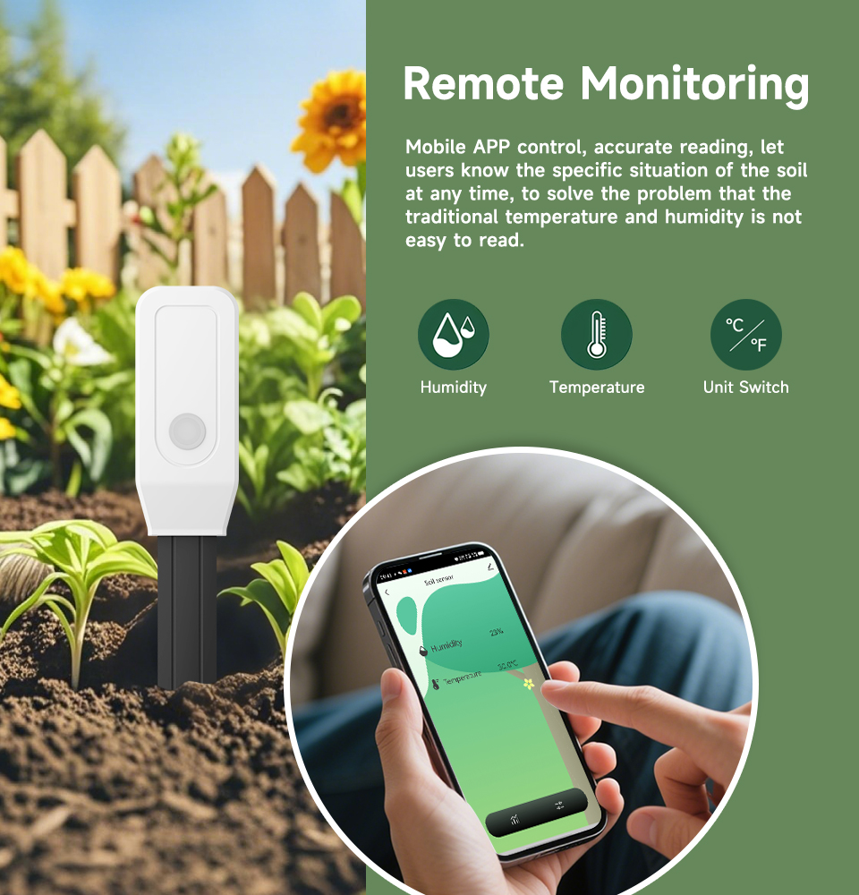 Smart Soil Tester Sensor, Zigb - Moisture Meter Plant avaliação e preço