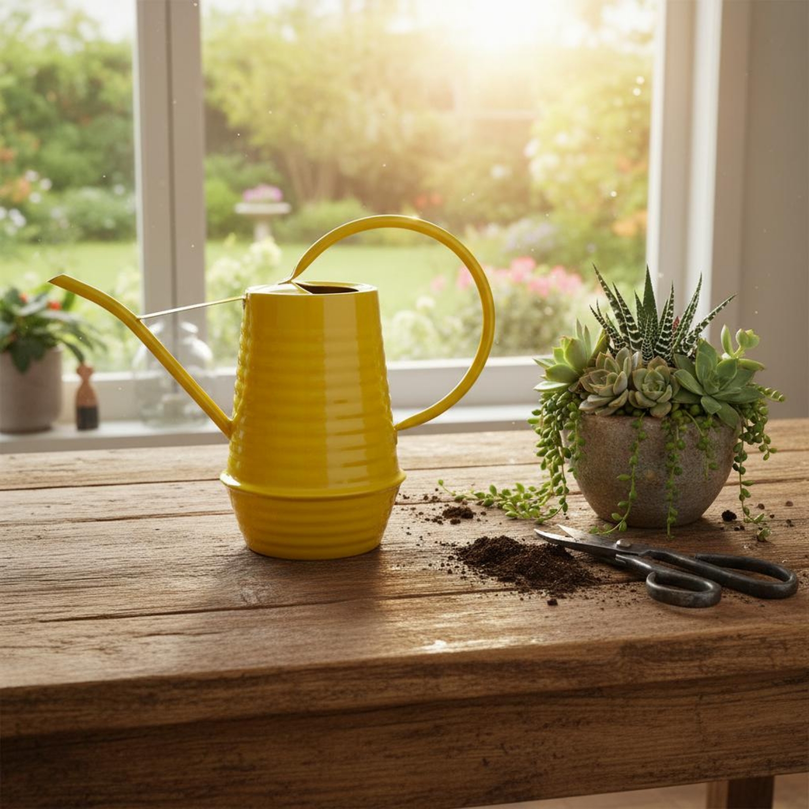 Long Spout Watering Can Rust-R - Gardening Tools Watering Can avaliação e preço
