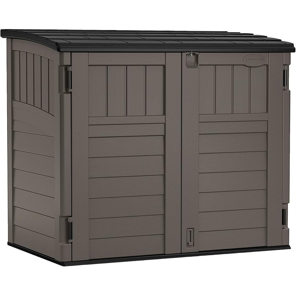 Portable Stone Grey Outdoor Sh - Gardening Tools Storage avaliação e preço