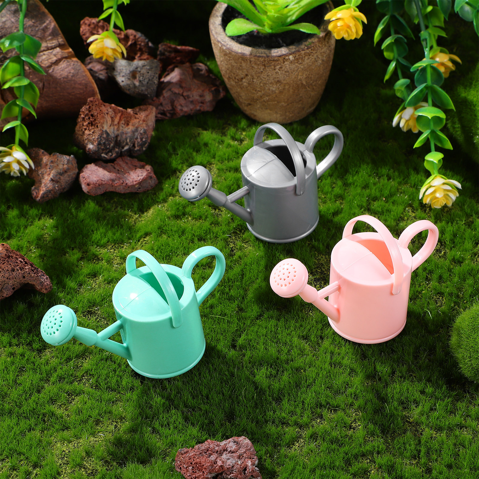 9Pcs Miniature Watering Can As - Gardening Tools Watering Can avaliação e preço