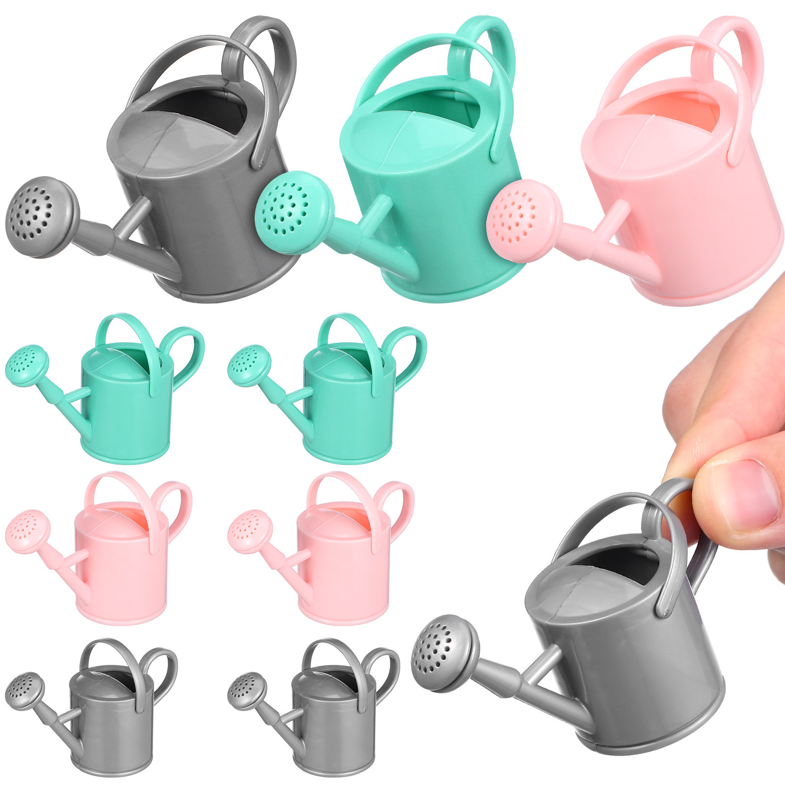 9Pcs Miniature Watering Can As - Gardening Tools Watering Can avaliação e preço
