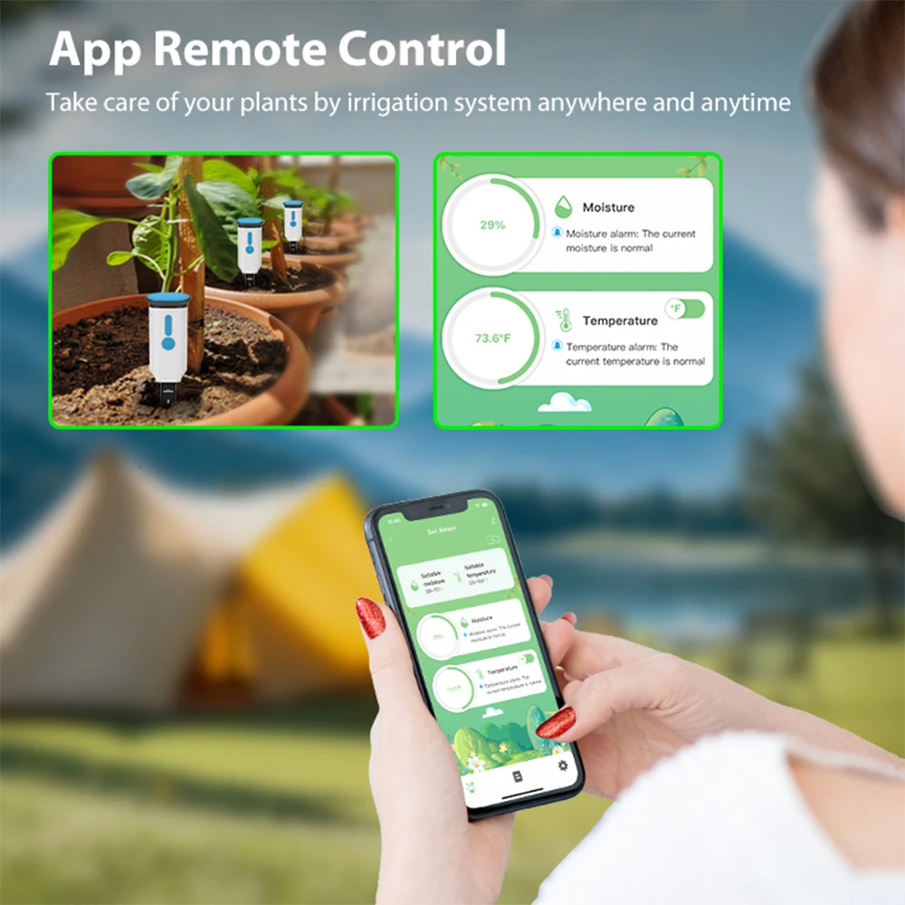 Haozee Tuya Smart WiFi Soil Mo - Moisture Meter Plant avaliação e preço