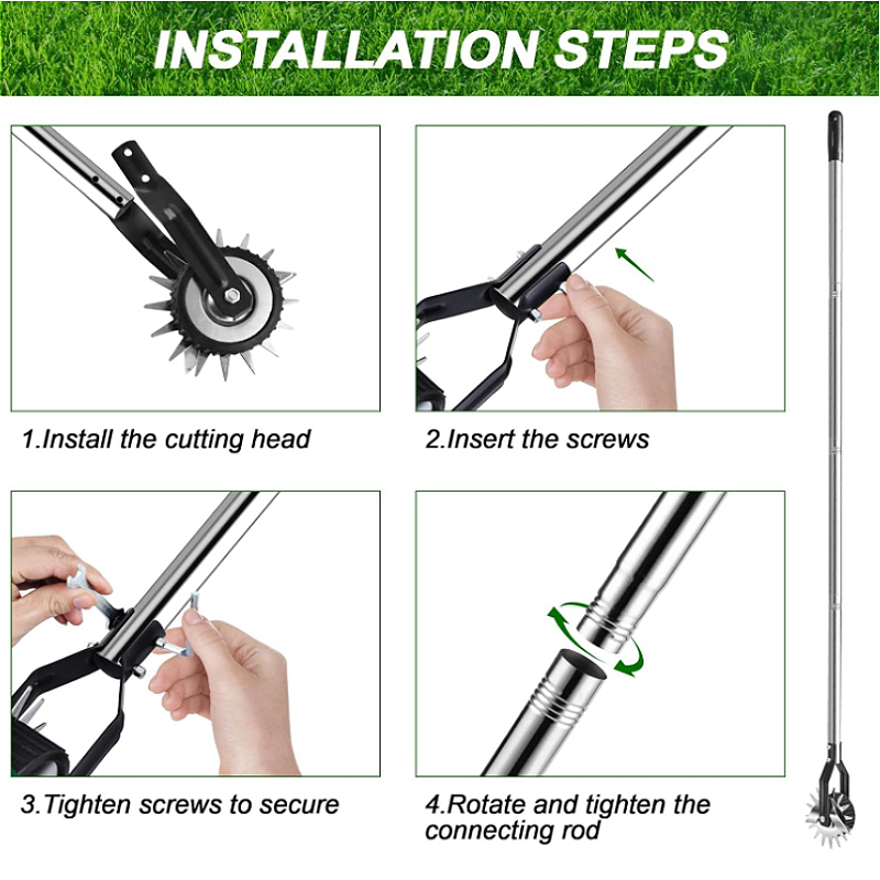 1pcs Wheel Rotary Edger for Gr - Gardening Tools Edger avaliação e preço