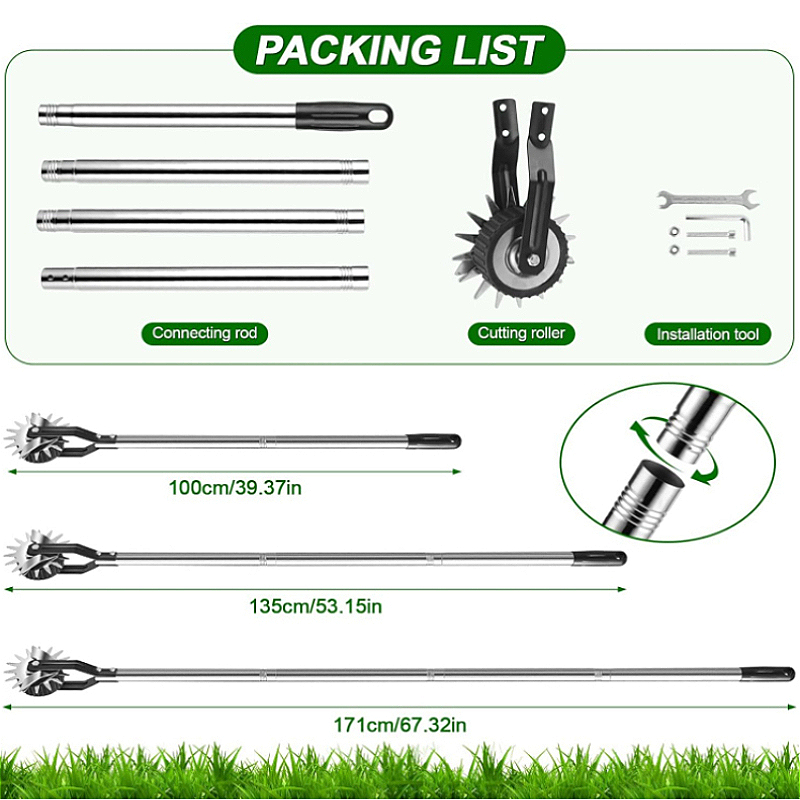 1pcs Wheel Rotary Edger for Gr - Gardening Tools Edger avaliação e preço