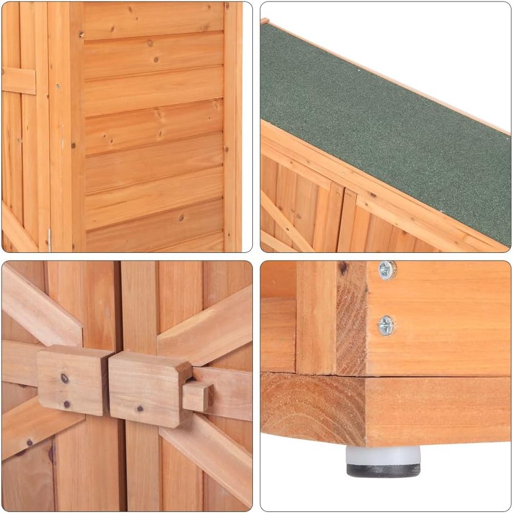 Extra Large Outdoor Wooden Sto - Gardening Tools Storage avaliação e preço