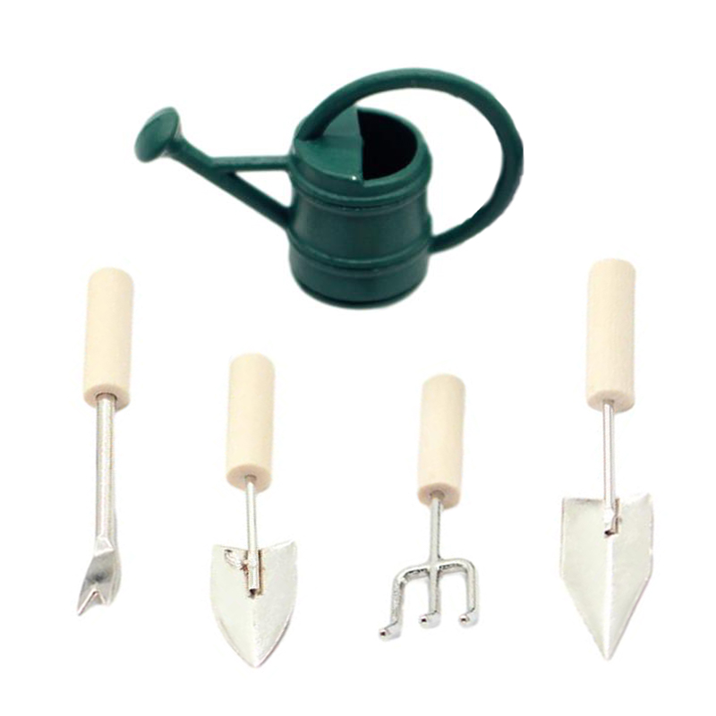 1:12 Dollhouse Miniature Garde - Gardening Tools Watering Can avaliação e preço