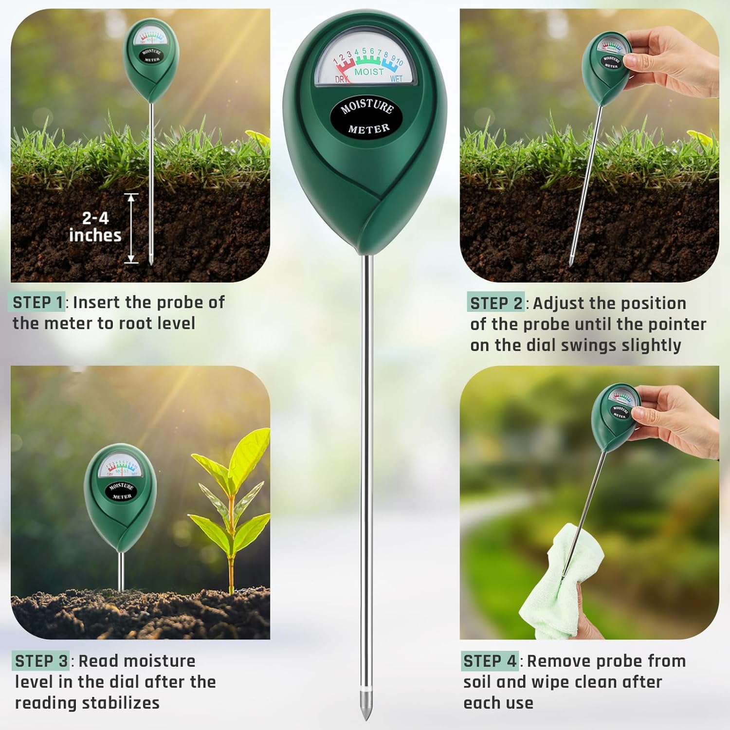 Soil Moisture Meter for Plants - Moisture Meter Plant avaliação e preço