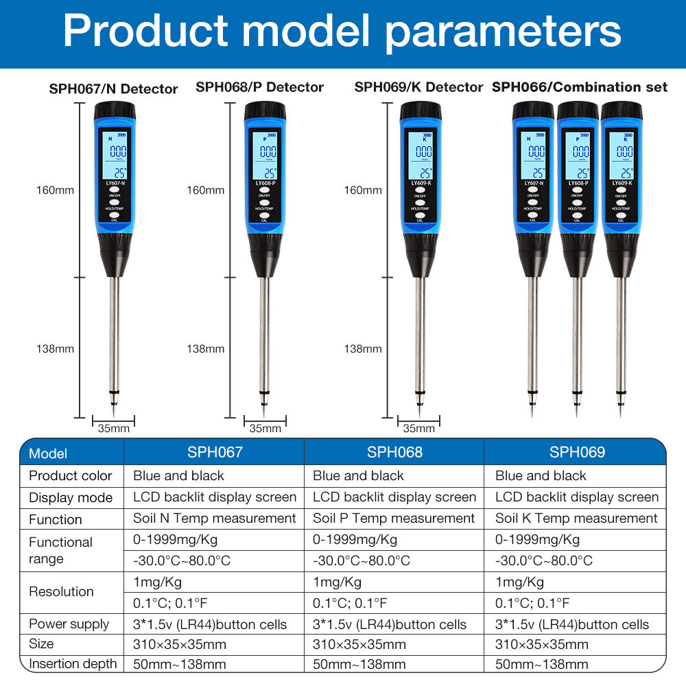 High-Precision Portable NPK So - Moisture Meter Plant avaliação e preço