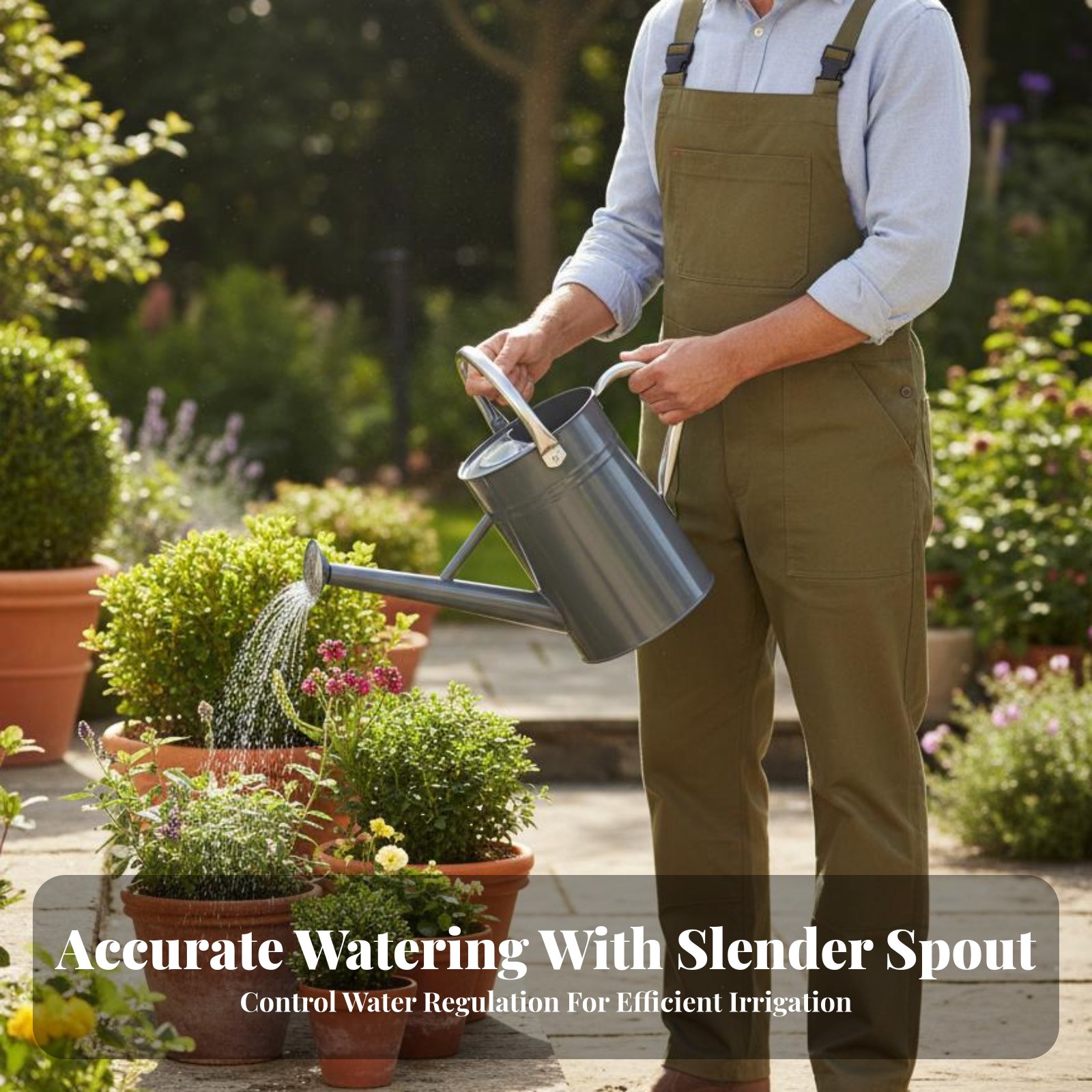 5L Garden Watering Pot Sturdy  - Gardening Tools Watering Can avaliação e preço