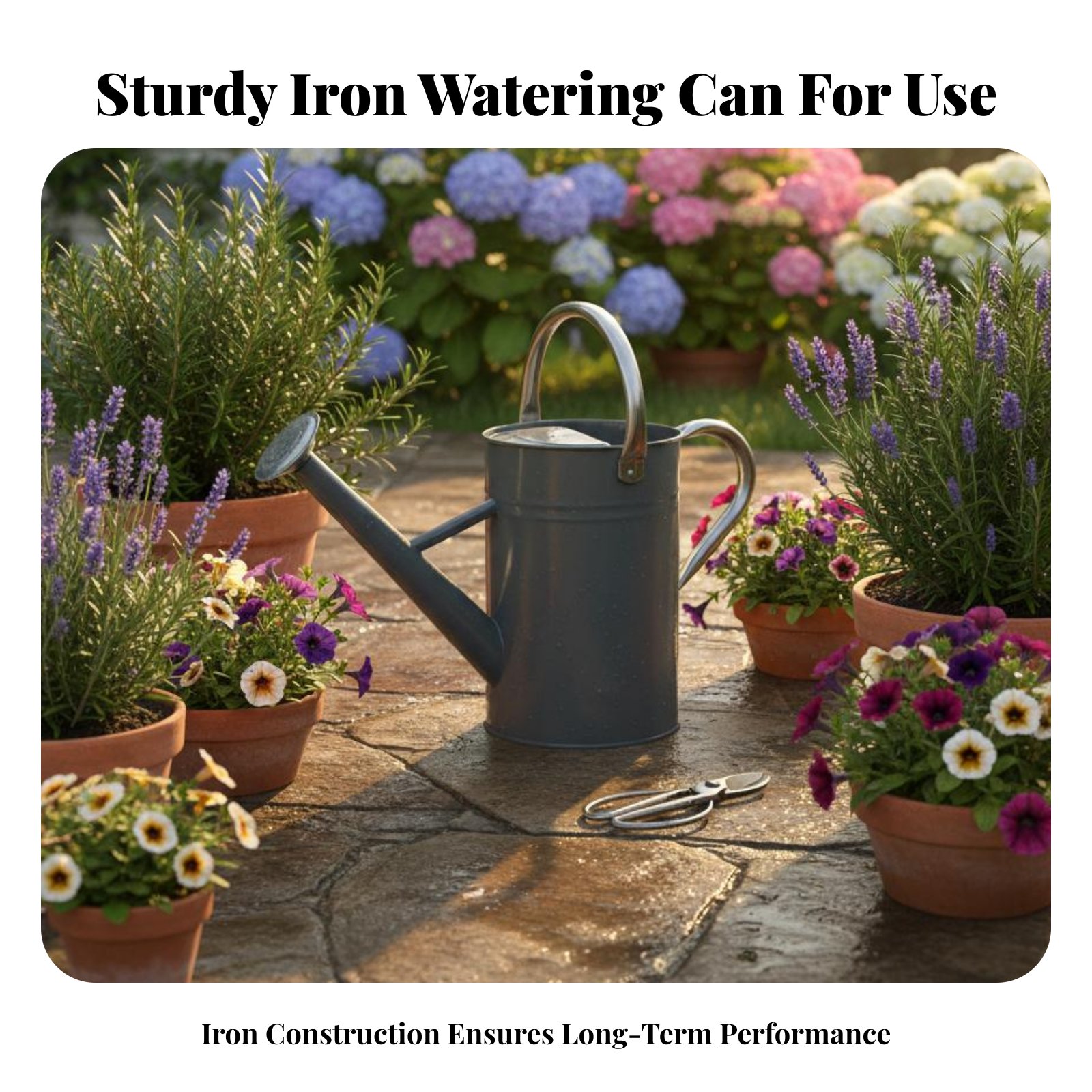 5L Garden Watering Pot Sturdy  - Gardening Tools Watering Can avaliação e preço