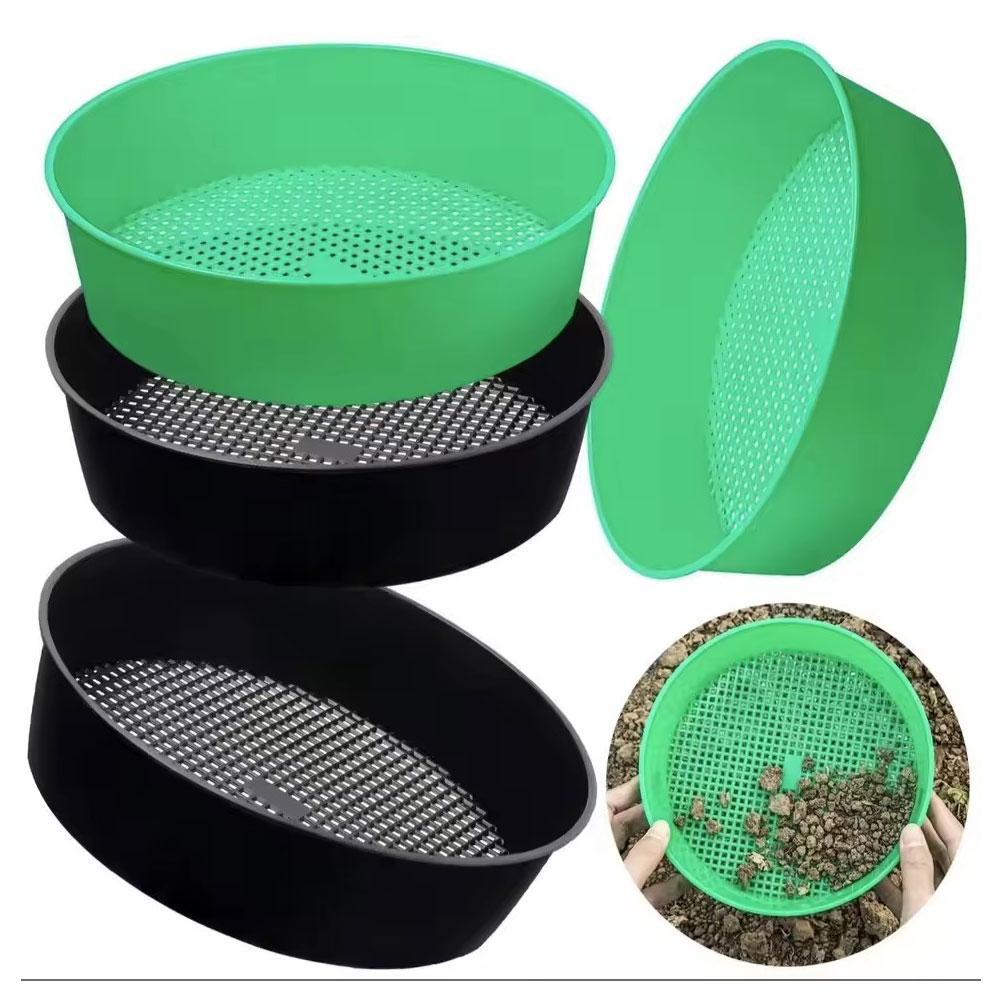 Round Plastic Soil Sifter Tool - Gardening Tools You Need avaliação e preço