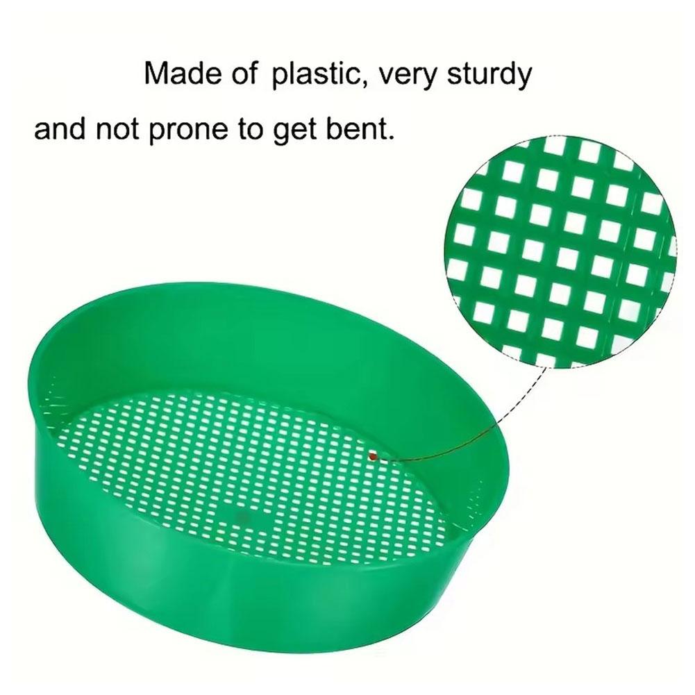 Round Plastic Soil Sifter Tool - Gardening Tools You Need avaliação e preço
