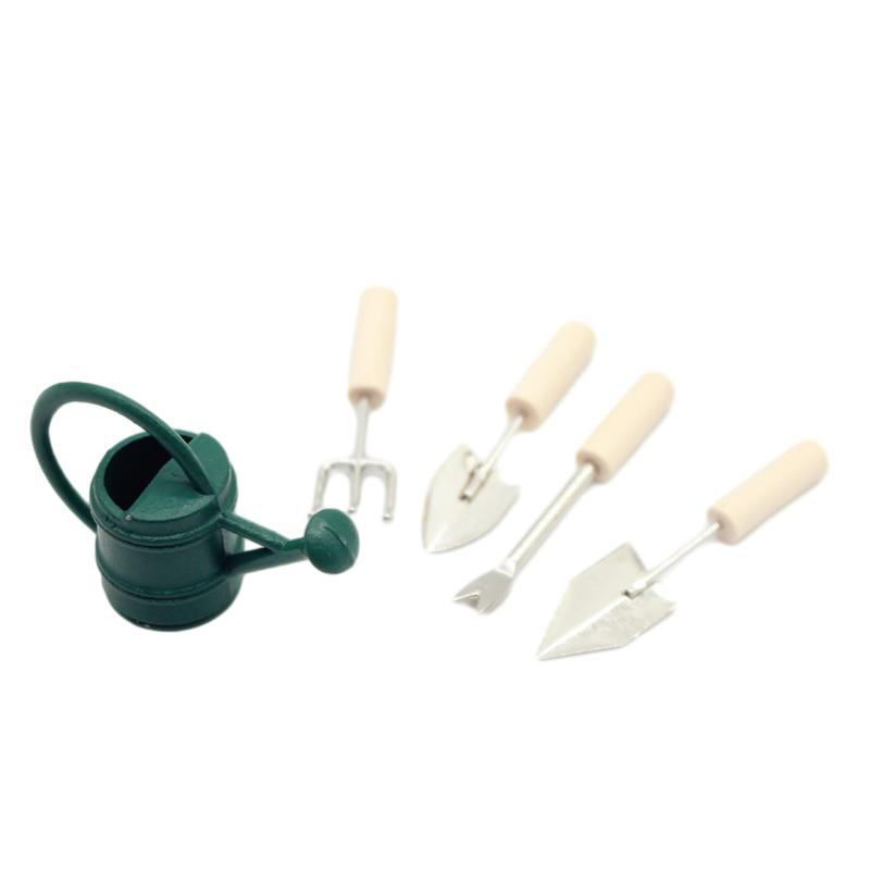 1:12 Dollhouse Miniature Garde - Gardening Tools Watering Can avaliação e preço