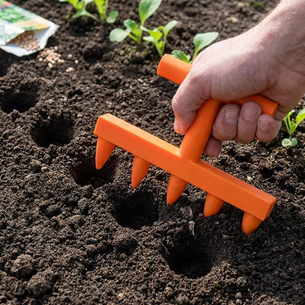 Plastic Soil Hole Drilling Too - Garden Row Marker avaliação e preço