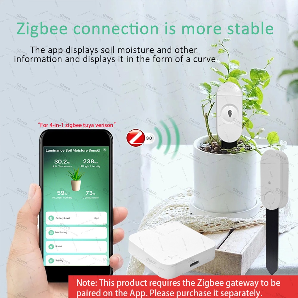 Zigbee Soil Moisture Sensor Me - Moisture Meter Plant avaliação e preço