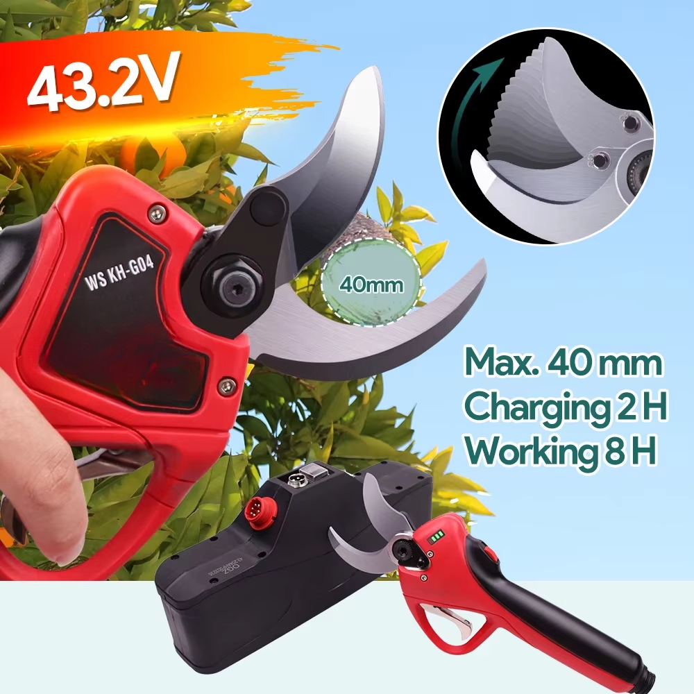 43.2V Lithium Battery 40MM Ele - Pruning Shears avaliação e preço
