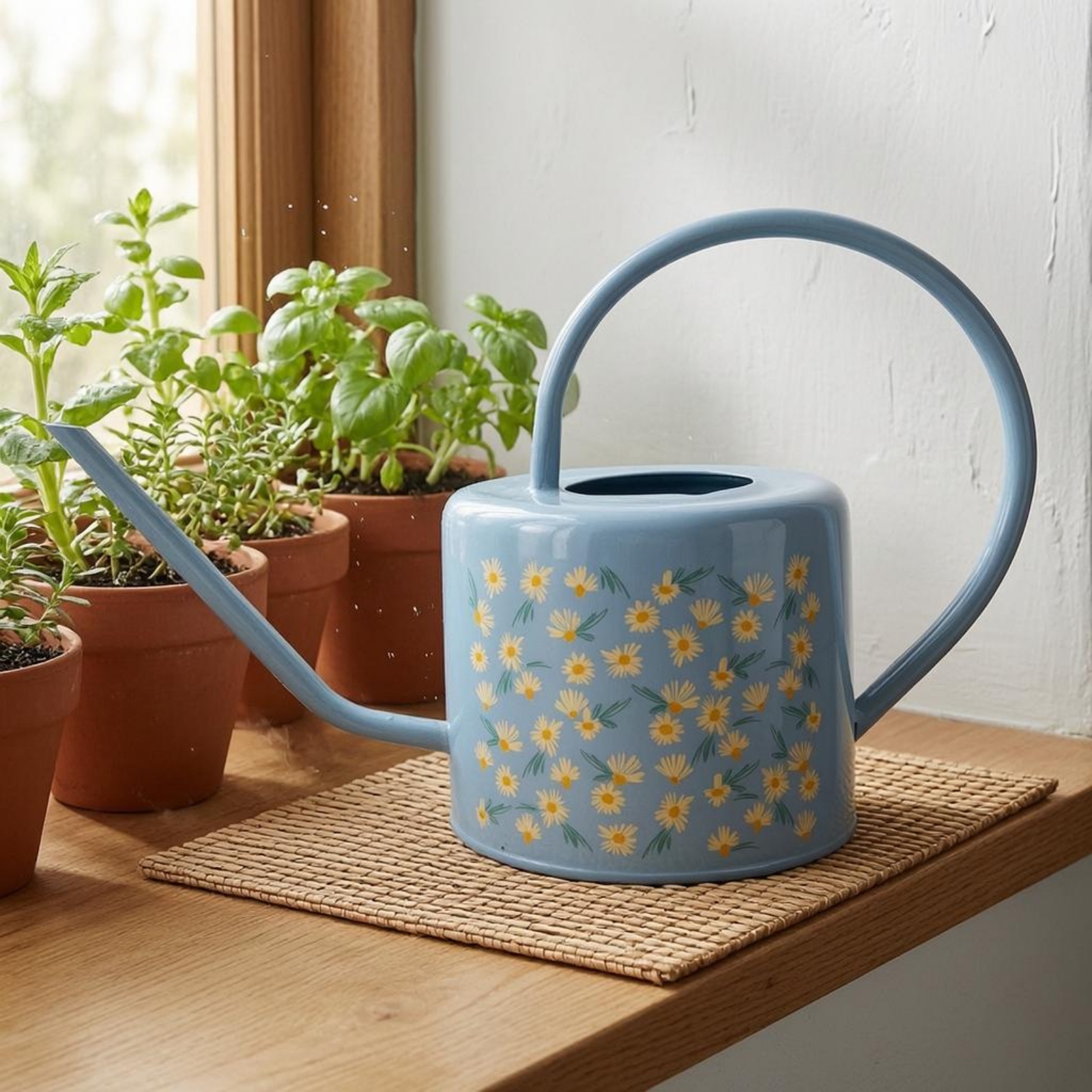 Long Spout Watering Can Floral - Gardening Tools Watering Can avaliação e preço