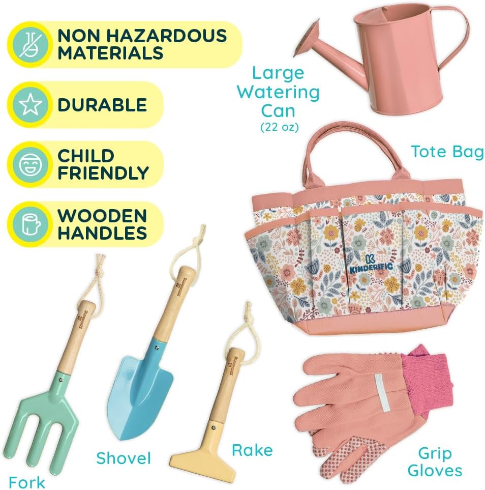 Kids Gardening Tool Kit with S - Gardening Tools Watering Can avaliação e preço