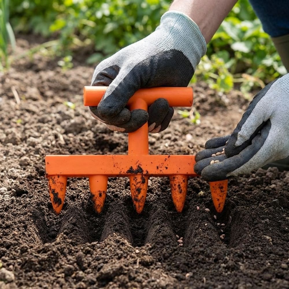 Plastic Soil Hole Drilling Too - Garden Row Marker avaliação e preço