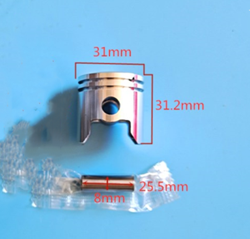 31MM PISTON KIT FOR CHINESE 1E - Gardening Tools Edger avaliação e preço