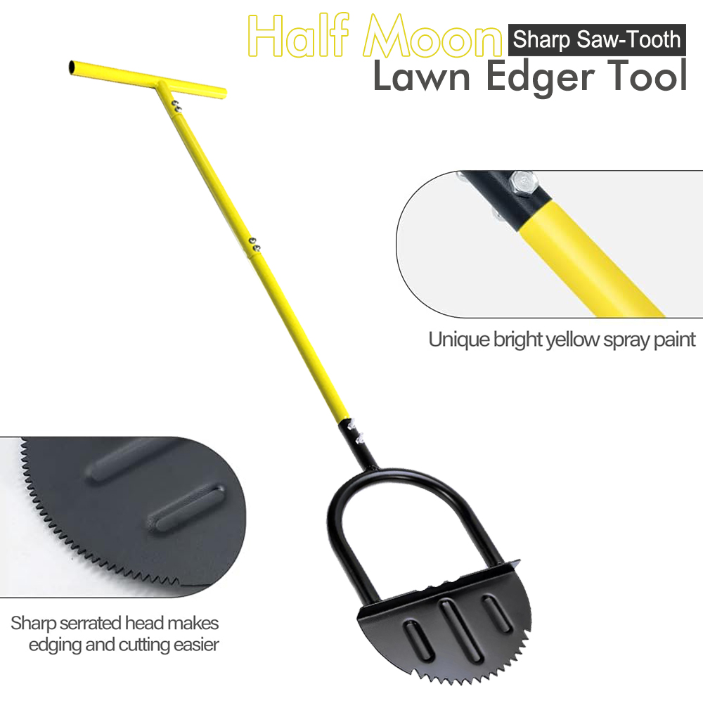 Half Moon Lawn Edger with Long - Gardening Tools Edger avaliação e preço
