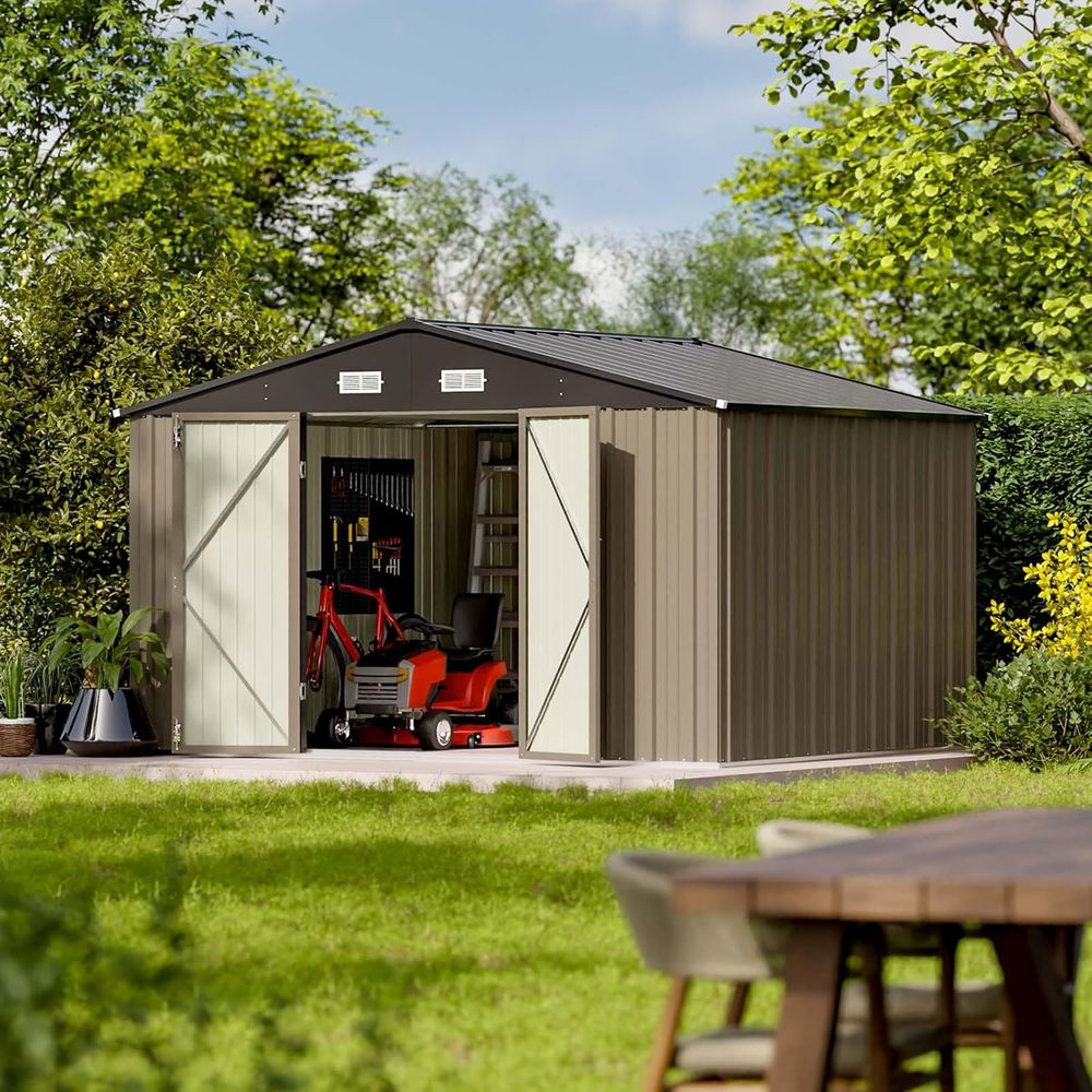 10x8ft Outdoor Storage Shed -  - Gardening Tools Storage avaliação e preço