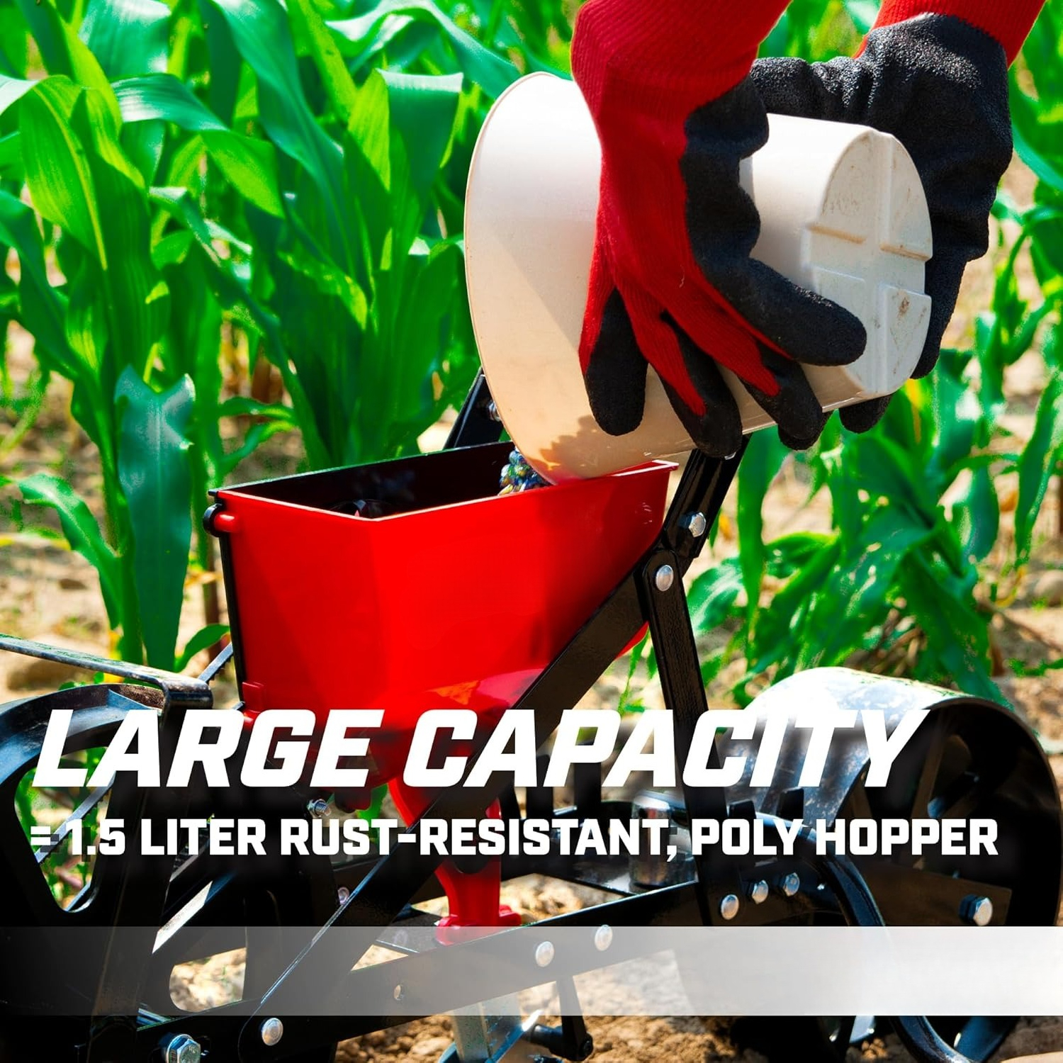 Garden Push Seeder Planter wit - Garden Row Marker avaliação e preço